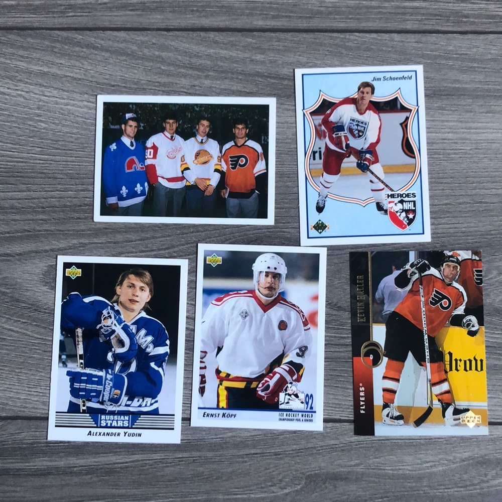 5 1990 - 1994 upper deck cards